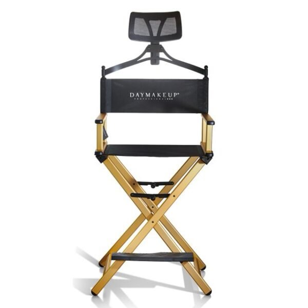 SILLA MAQUILLADOR DIRECTOR GOLD