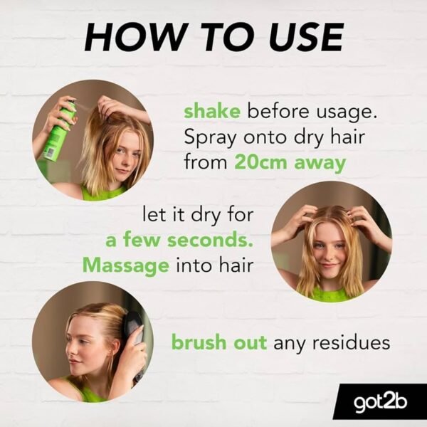 CHAMPÚ SECO - Got2b Extra Fresh 200 ml Champú Seco Extra Frescura