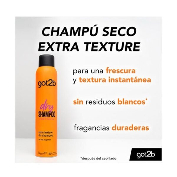 img_5134 CHAMPÚ SECO - Extra Textura . Got2b Extra Texture 200 ml